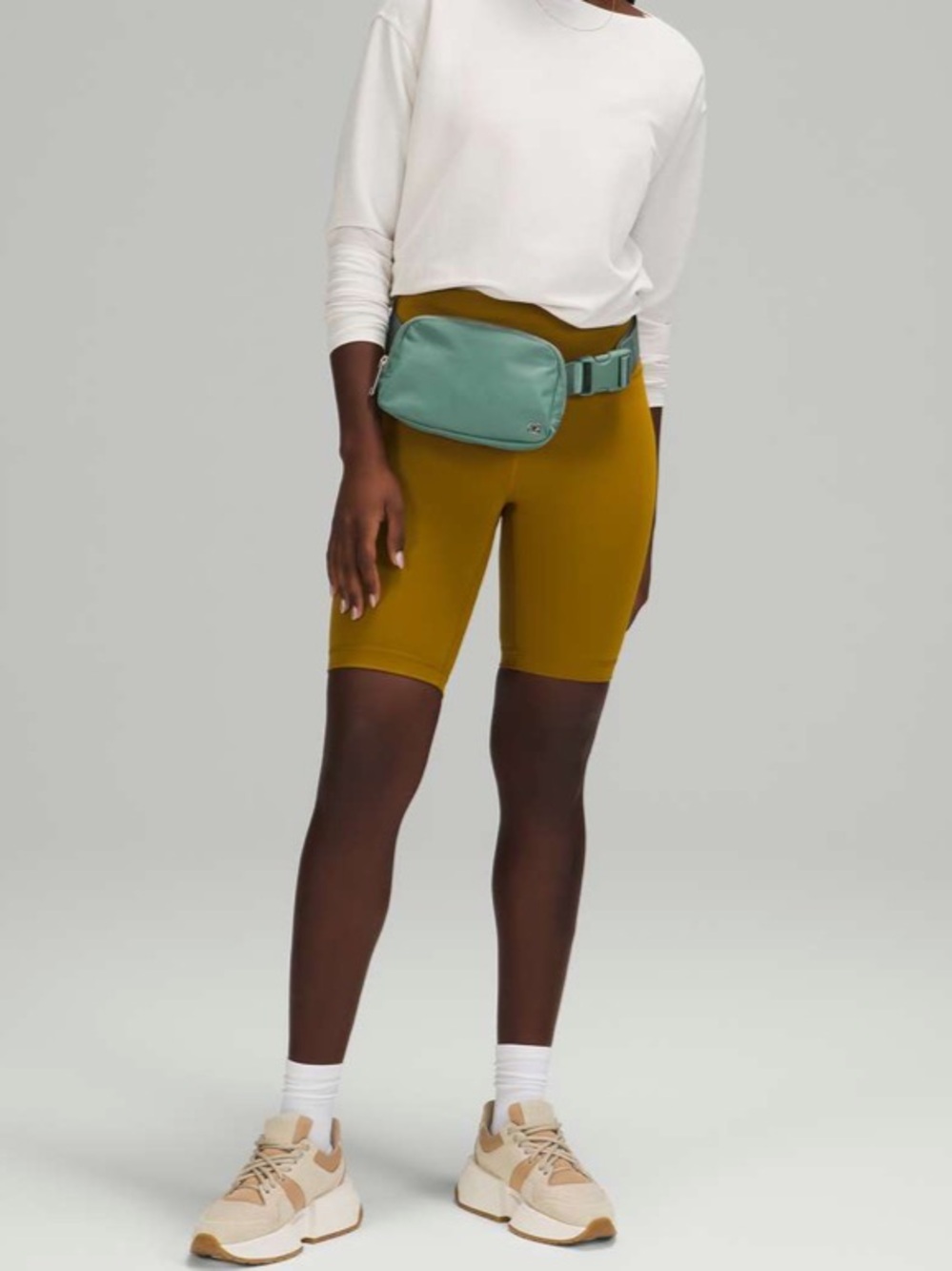 Lululemon Tidewater teal belt bag